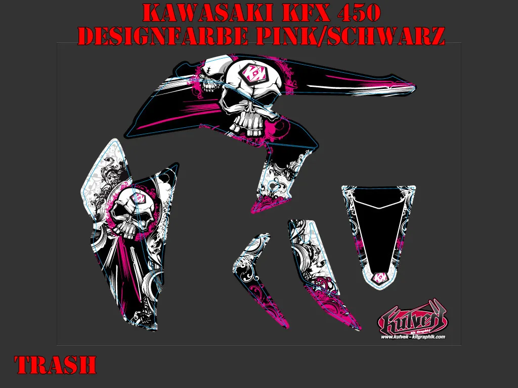 Trash Pink für Kawasaki KFX 450
