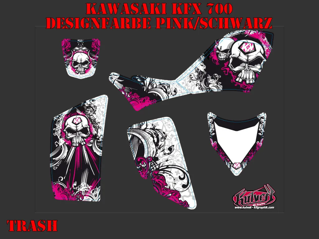 Trash Pink für Kawasaki KFX 700