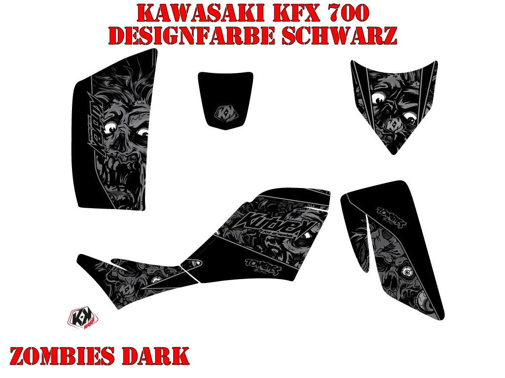 Zombies Dark für Kawasaki KFX 700