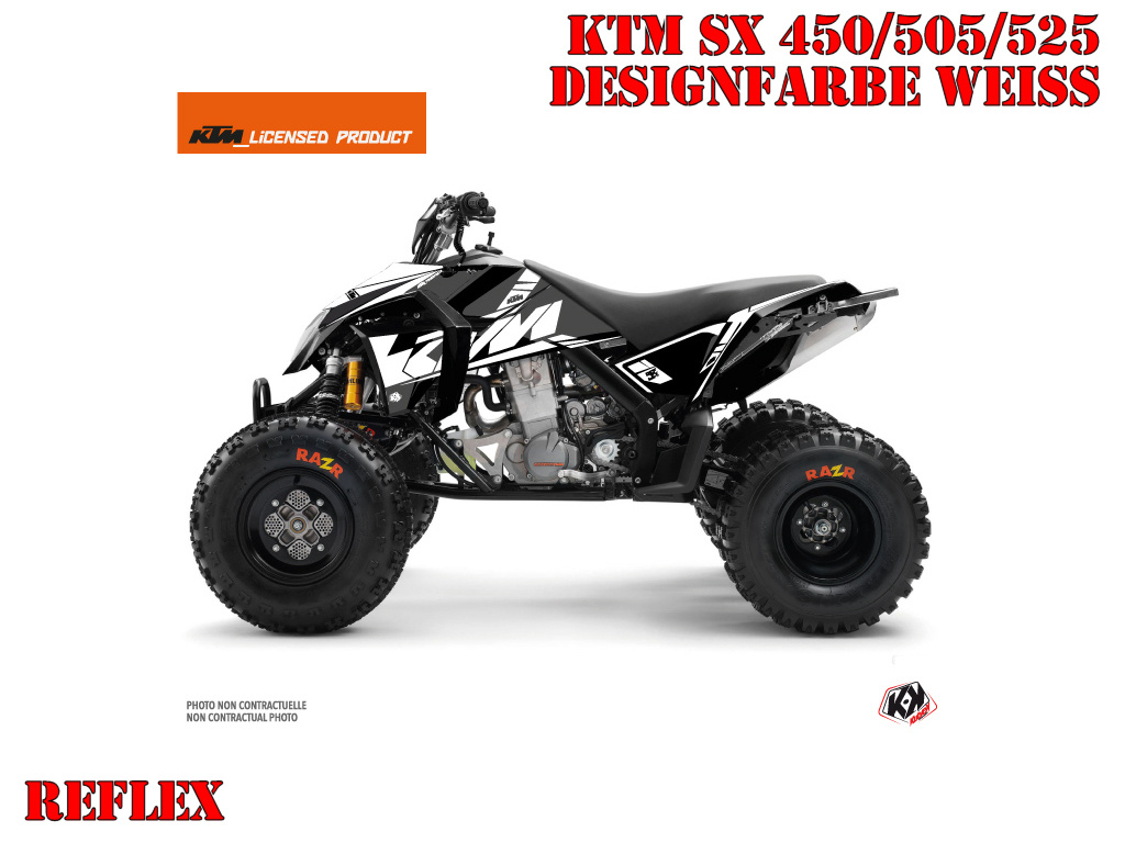 Reflex Weiß für KTM XC 525
