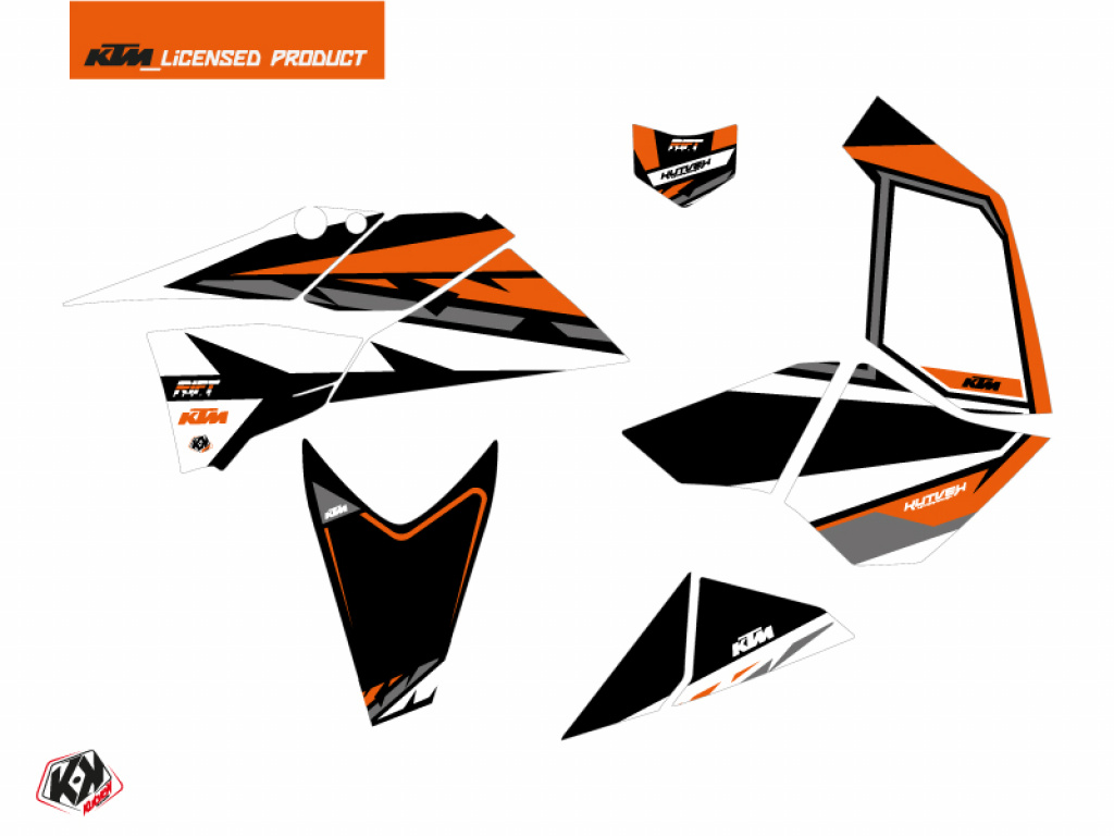 Rift Black-Orange for KTM XC 525