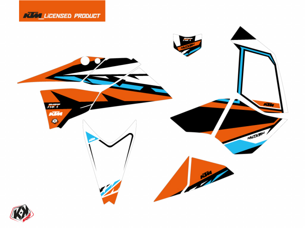 Rift Orange-Blue for KTM XC 525