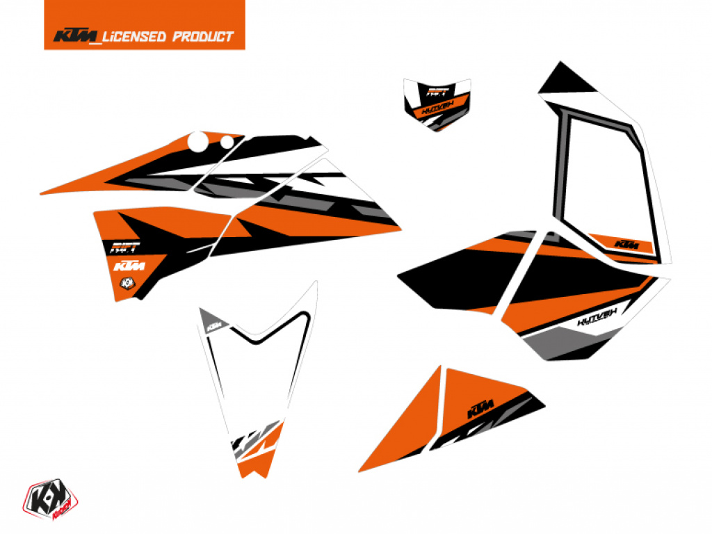 Rift Orange-Black for KTM XC 525