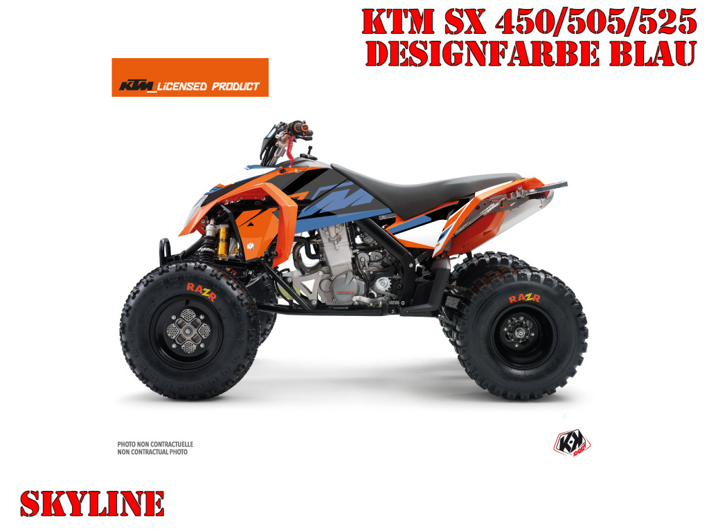 Skyline Blau für KTM XC 525