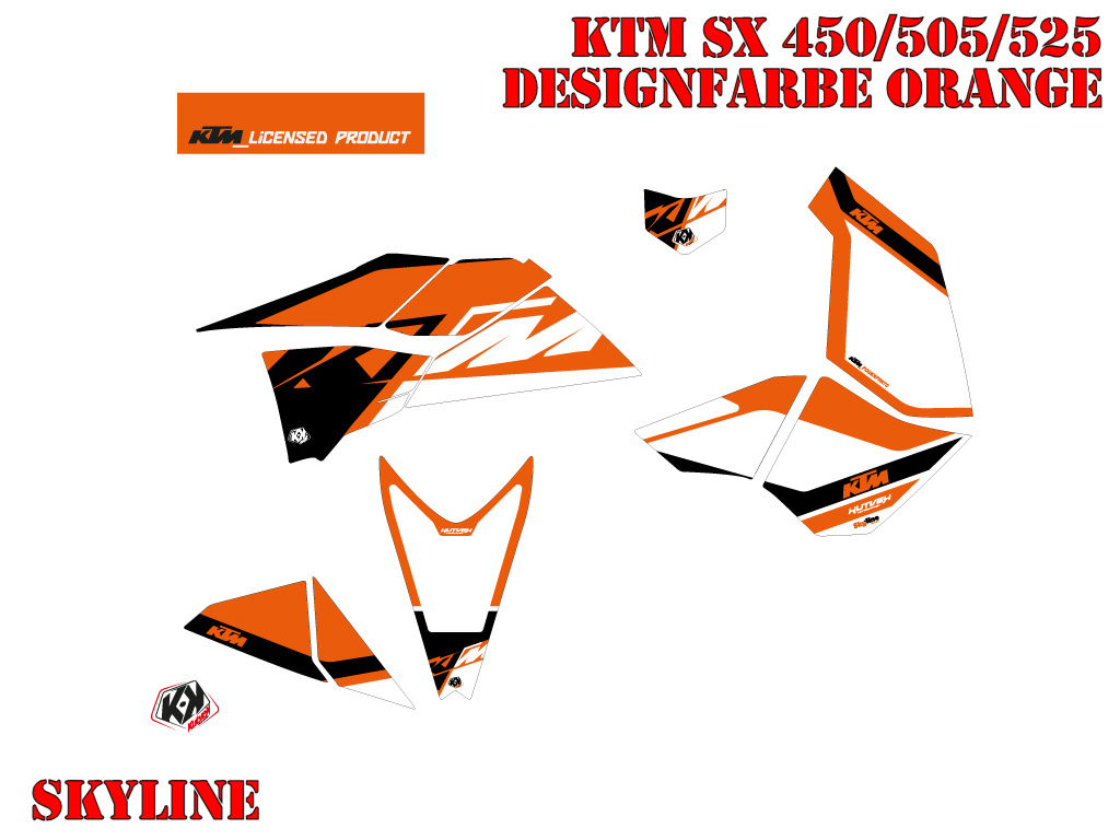 Skyline Orange für KTM XC 525