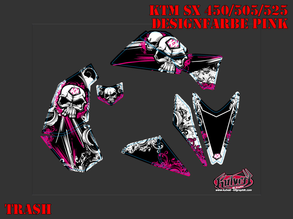 Trash Pink für KTM XC 525