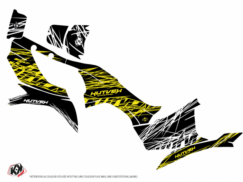 Eraser Yellow for Kawasaki Bruteforce KVF 750 ab 2012+