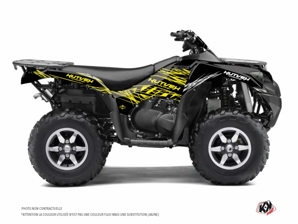 Eraser Gelb für Kawasaki Bruteforce KVF 750 ab 2012+