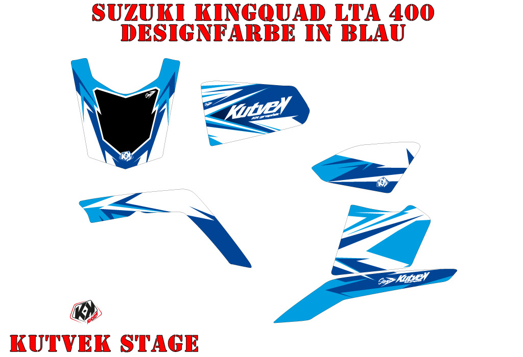 Stage Blau für Suzuki King Quad LT-A 400