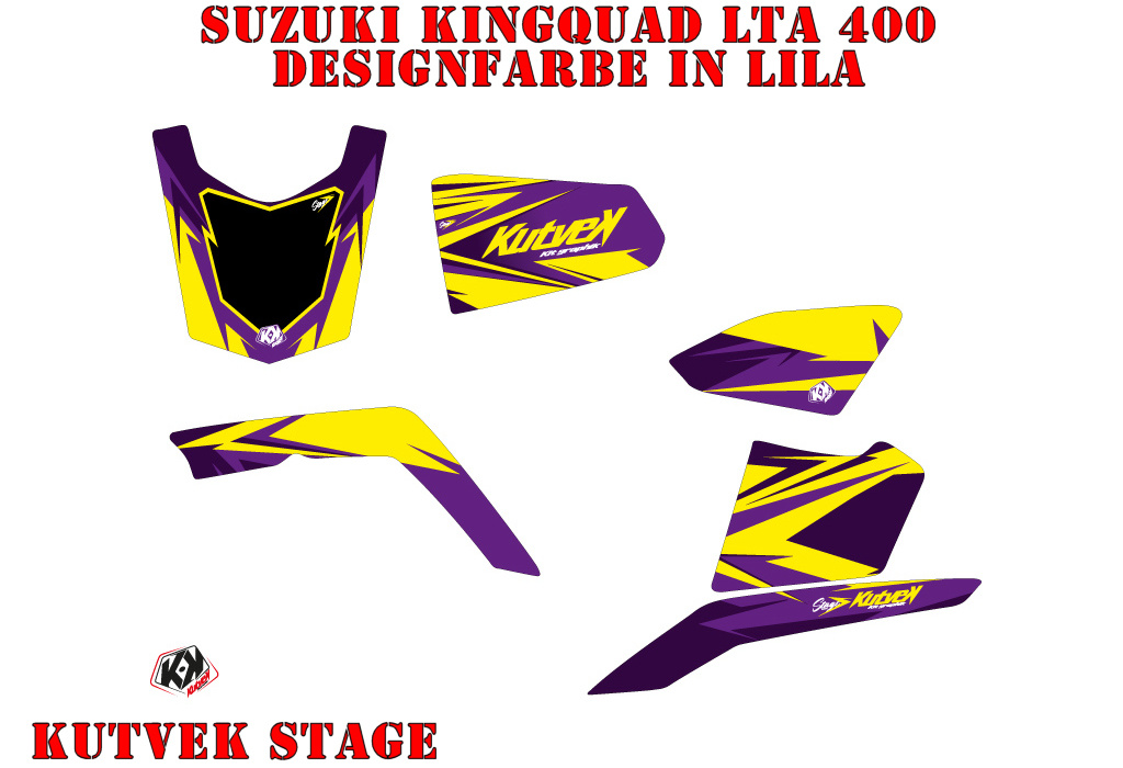 Stage Lila für Suzuki King Quad LT-A 400