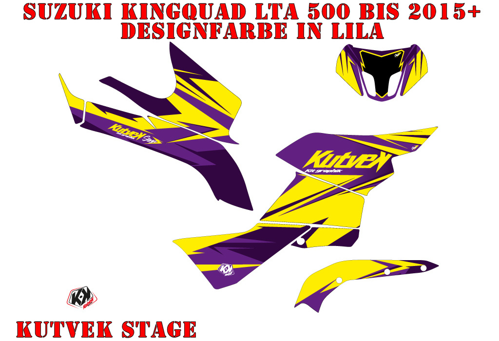 Stage Lila für Suzuki King Quad LT-A 500