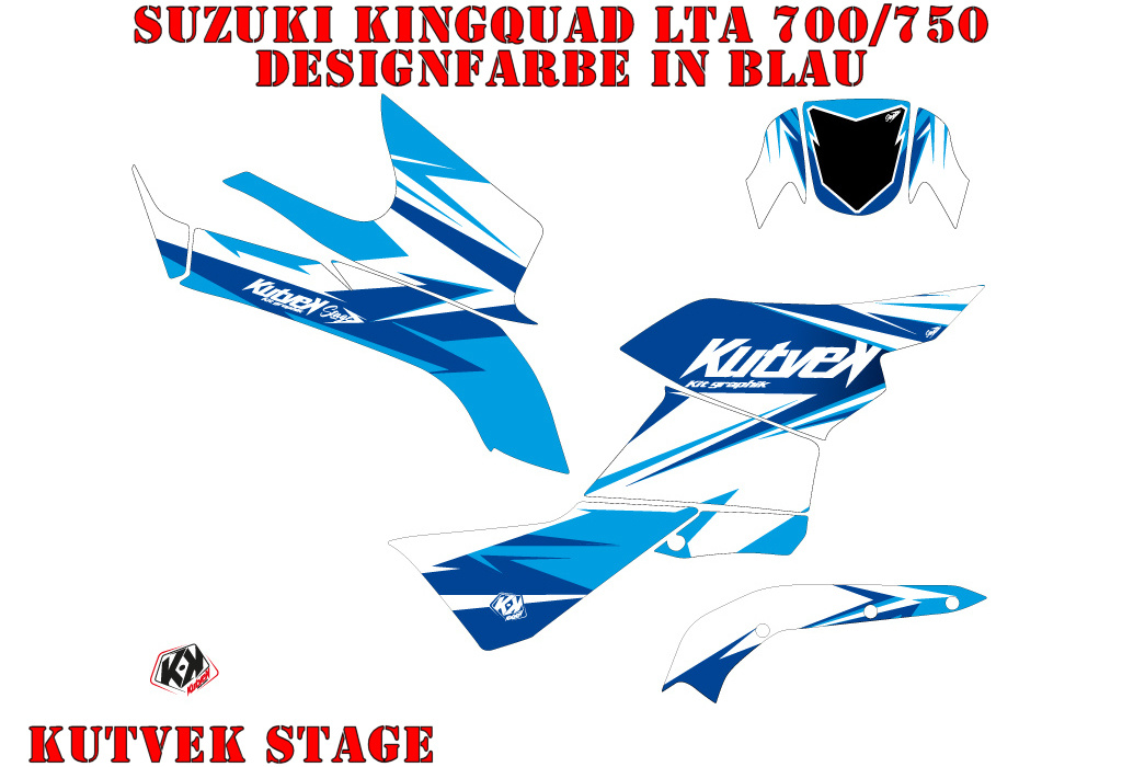Stage Blau für Suzuki King Quad LT-A 700/750 AXI