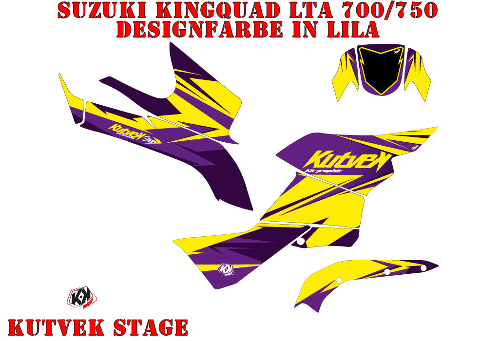 Stage Lila für Suzuki King Quad LT-A 700/750
