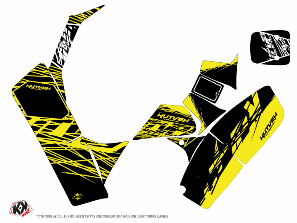 BEraser Fluo-Gelb für Suzuki LT 50 1994-2003