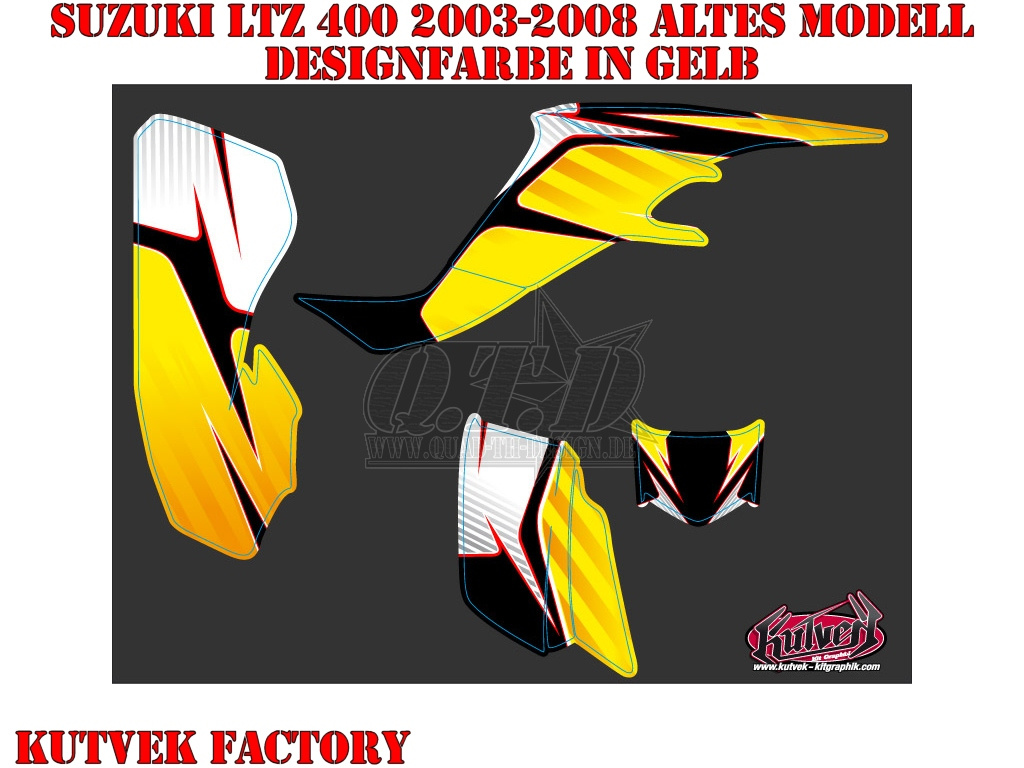 Beispiel Bild für die Farben, Factory für Suzuki LTZ 400 2003-2008