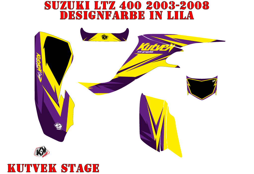 Stage Lila für Suzuki LTZ 400 2003-2008