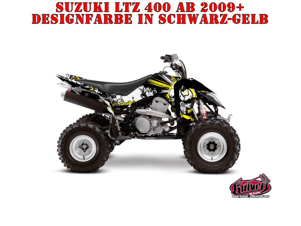 Trash Gelb für Suzuki LTZ 400 ab 2009+