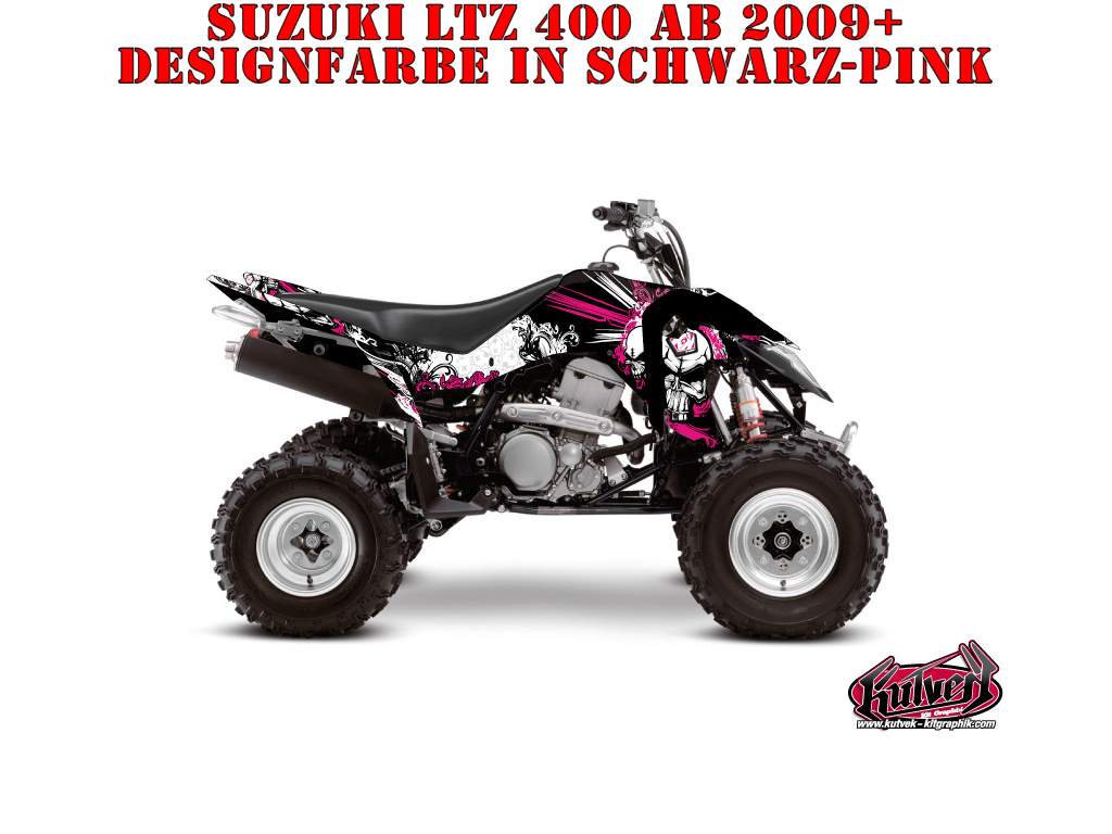 Trash Pink für Suzuki LTZ 400 ab 2009+