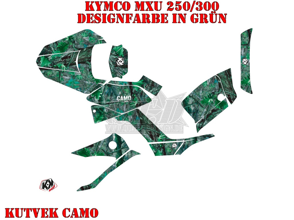 Camo Grün für Kymco MXU 250/300