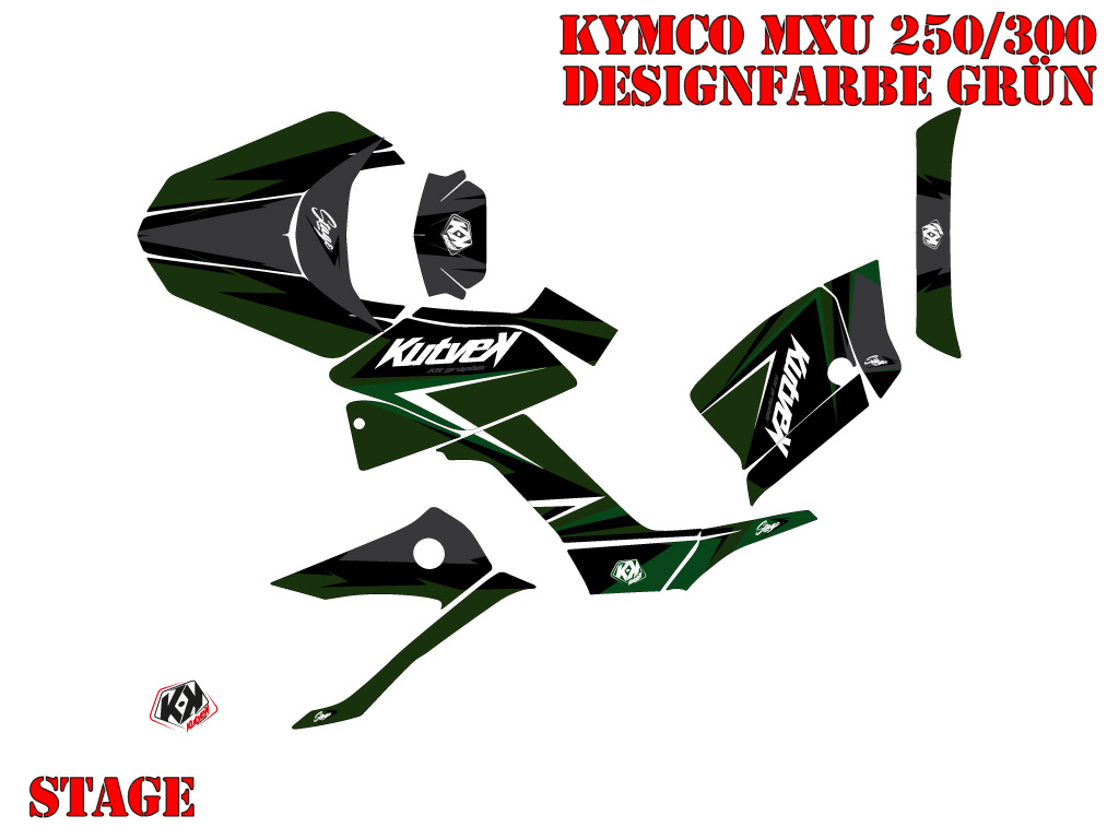 Stage Green for Kymco MXU 250/300