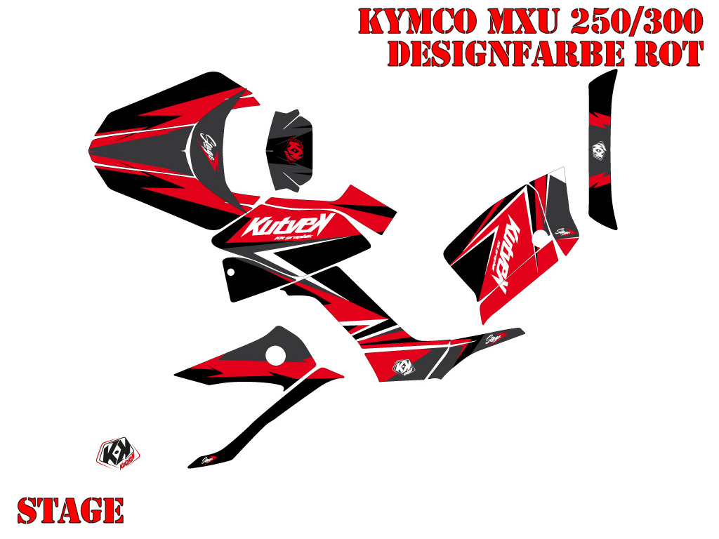 Stage Red for Kymco MXU 250/300