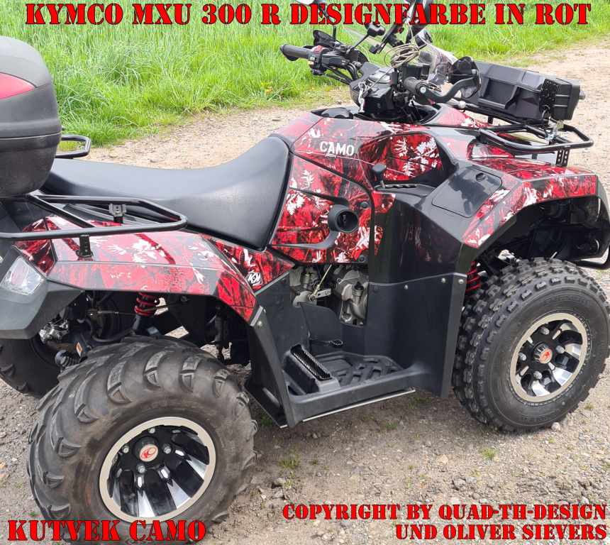Camo Red for Kymco MXU 250R/300R