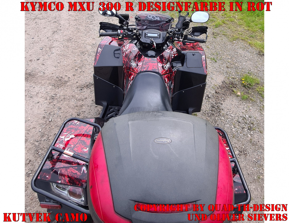 Camo Red for Kymco MXU 250R/300R