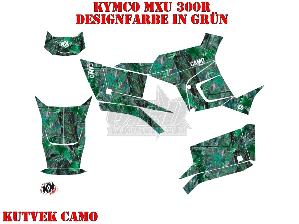 Camo Green for Kymco MXU 250R/300R 2010-2018