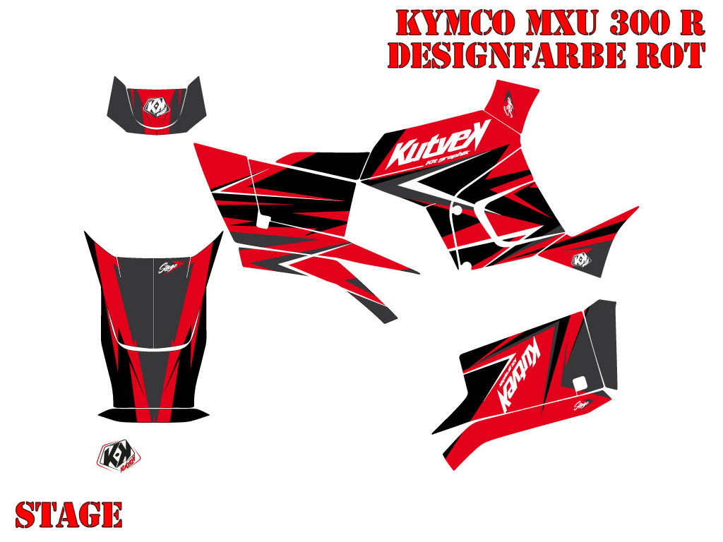 Stage Rot für Kymco MXU 250R/300R 2010-2018