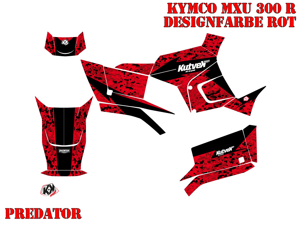 Predator Rot für Kymco MXU 250R/300R 2010-2018