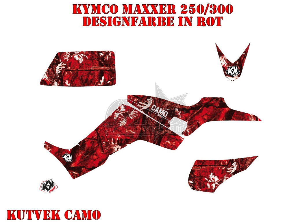 Camo Red for Kymco Maxxer 250/300