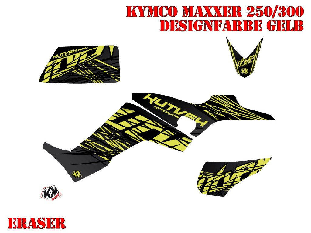 Eraser Yellow for Kymco Maxxer 250/300