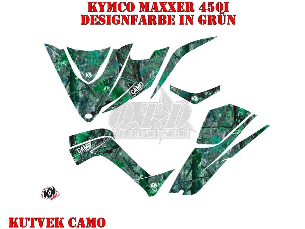 Camo Grün für Kymco Maxxer 450i