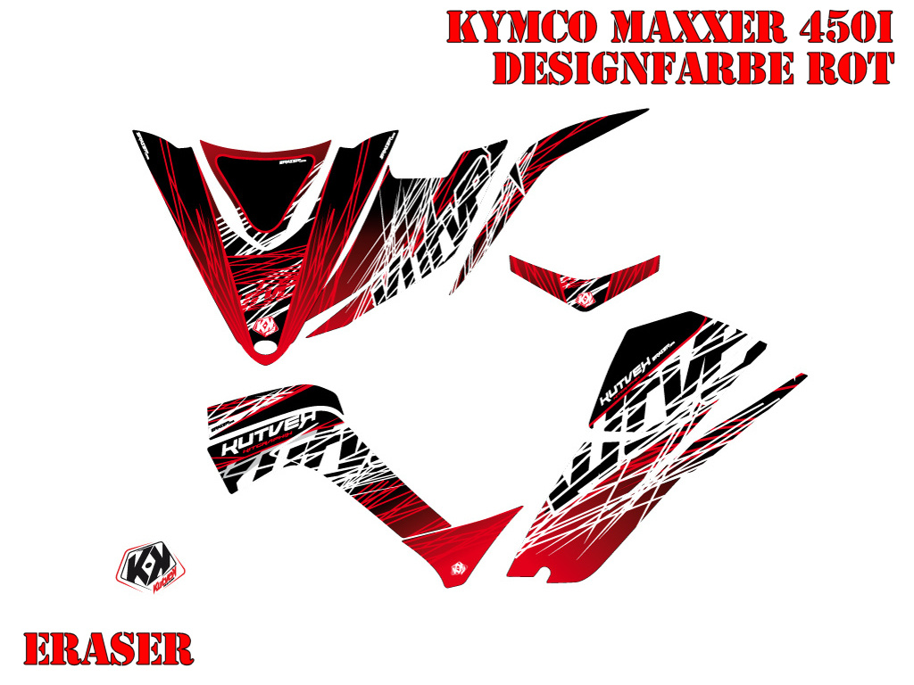 Eraser Rot für Kymco Maxxer 450i