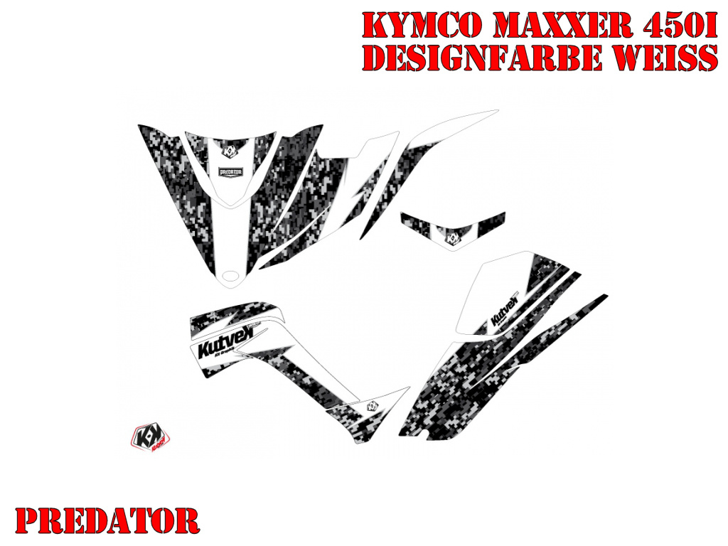 Predator Weiß für Kymco Maxxer 450i