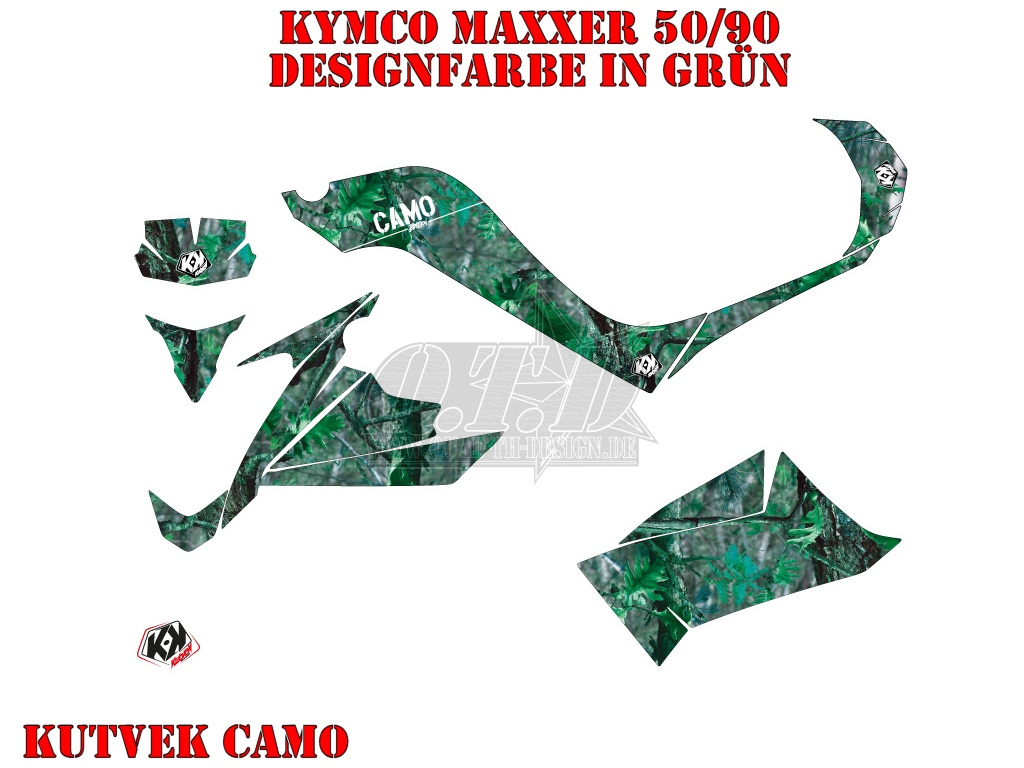 Camo Grün für Kymco Maxxer 50/90