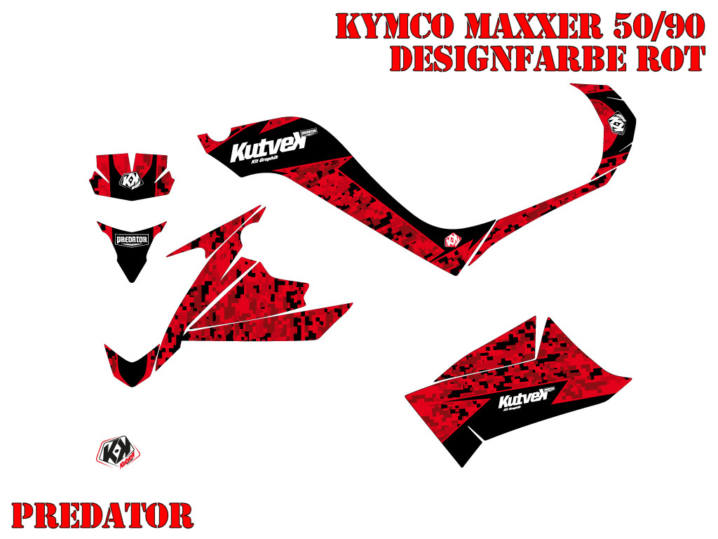 Predator Rot für Kymco Maxxer 50/90