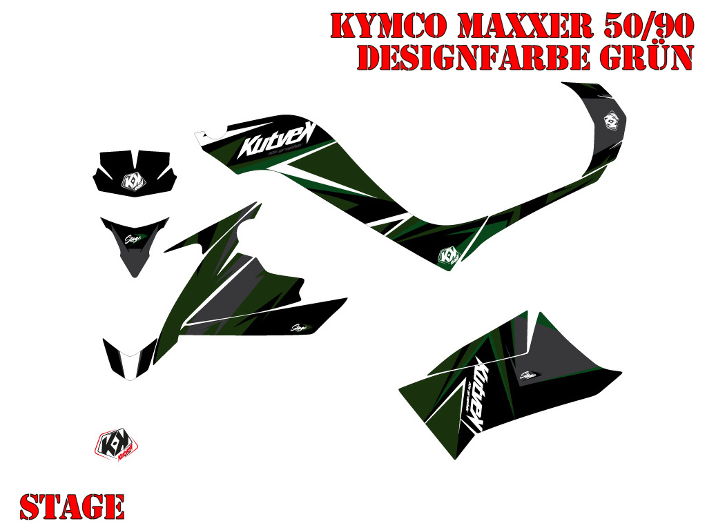 Stage Grün für Kymco Maxxer 50/90