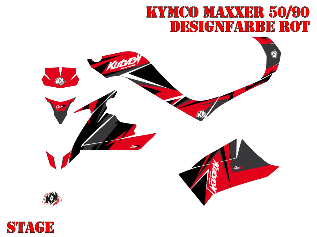 Stage Rot für Kymco Maxxer 50/90