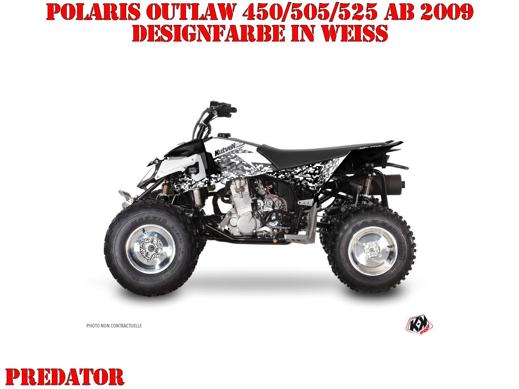 Predator White for Polaris Outlaw 450/500/525 up 2009+