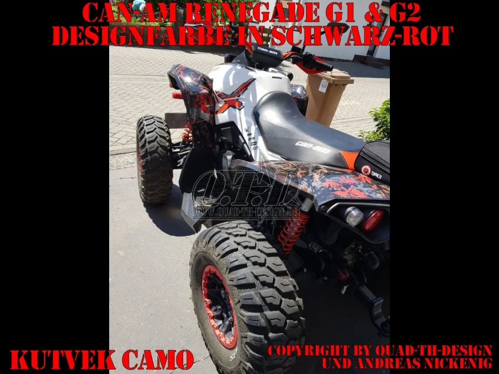 Kutvek Camo Rot Standard kit für CAN-AM Renegade