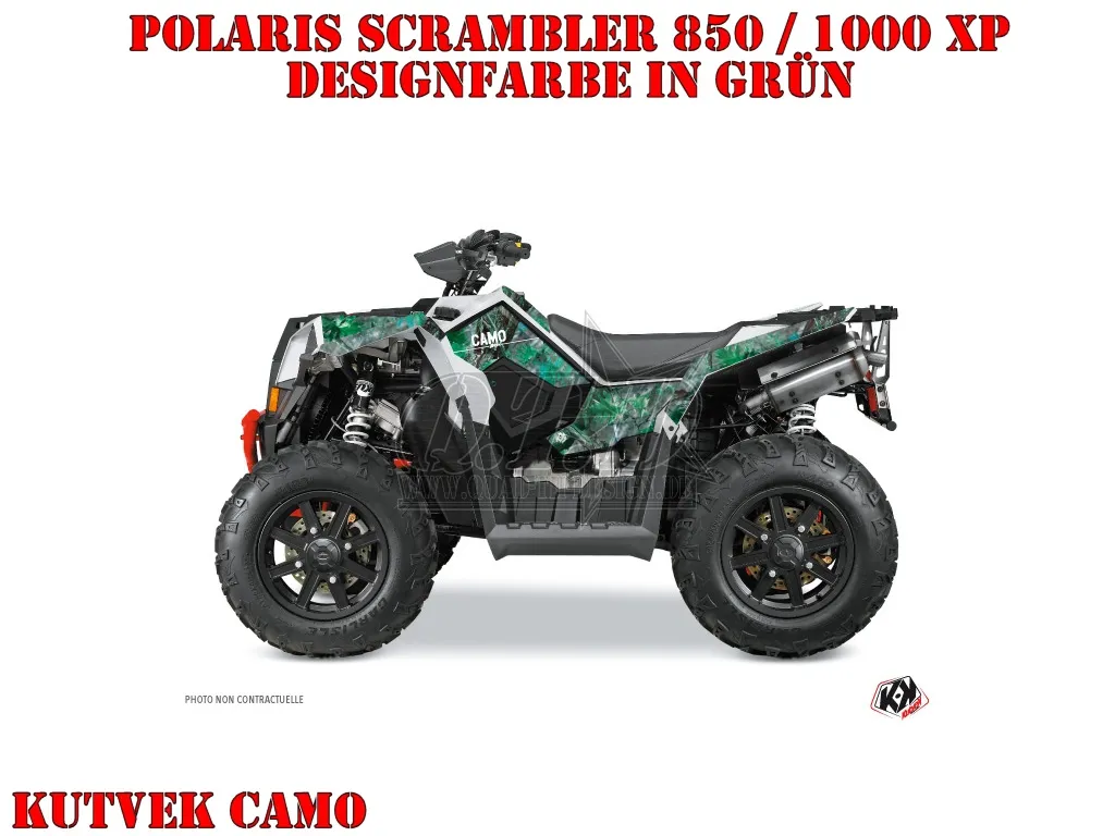 Example picture for thr colors, Camo Grün Standard Kit für Polaris Scrambler 850/1000 XP 2013-2022