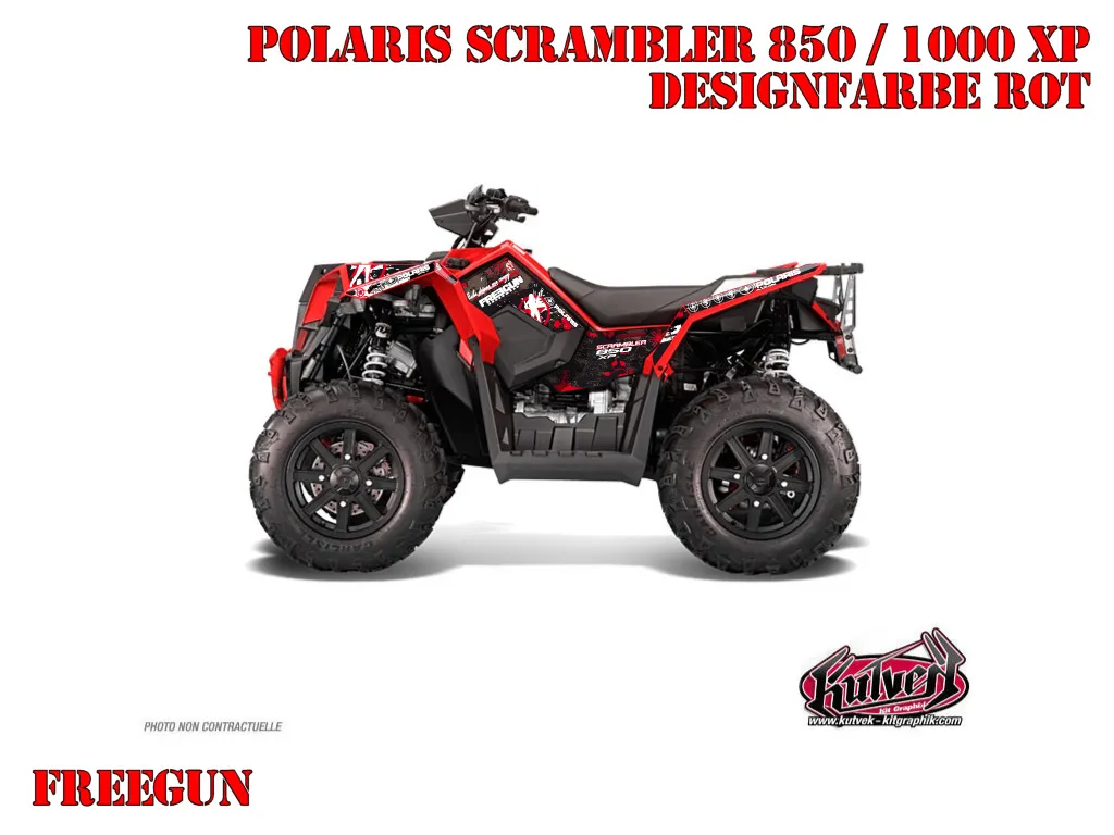 Freegun Rot Standard Kit für Polaris Scrambler 850/1000 XP 2013-2022