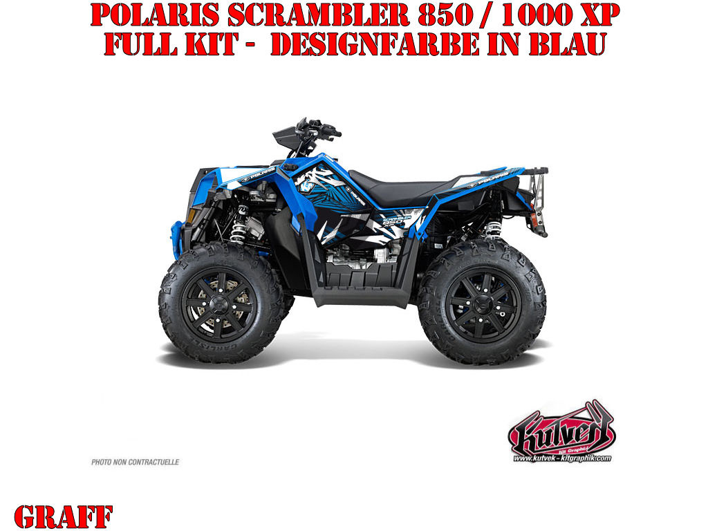 Beispiel Bild für die Farben, Graff Blue Full Kit for Polaris Scrambler 850/1Factory Blue Standard Kit for Polaris Scrambler 850/1000 XP 2013-2022000 XP 2013-2022