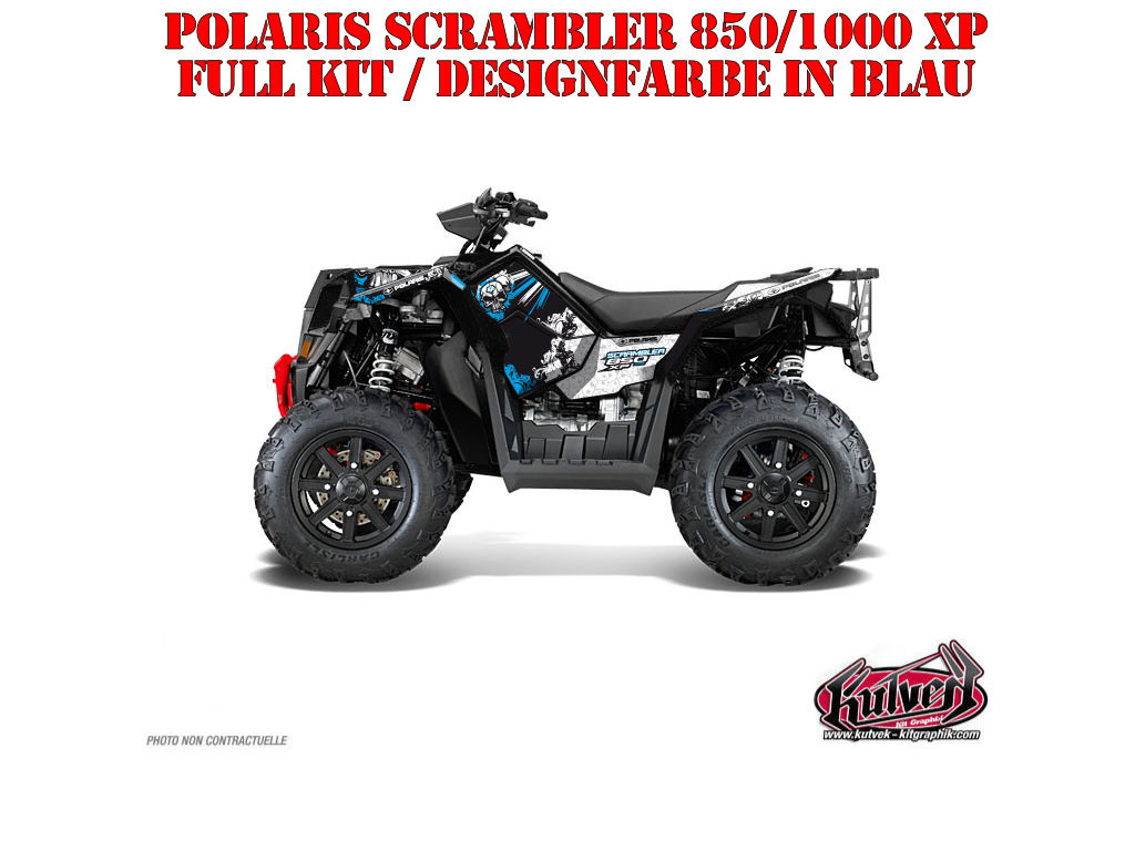 Beispiel Bild für die Farben, Trash Blue Full Kit for Polaris Scrambler 850/1000 XP 2013-2022