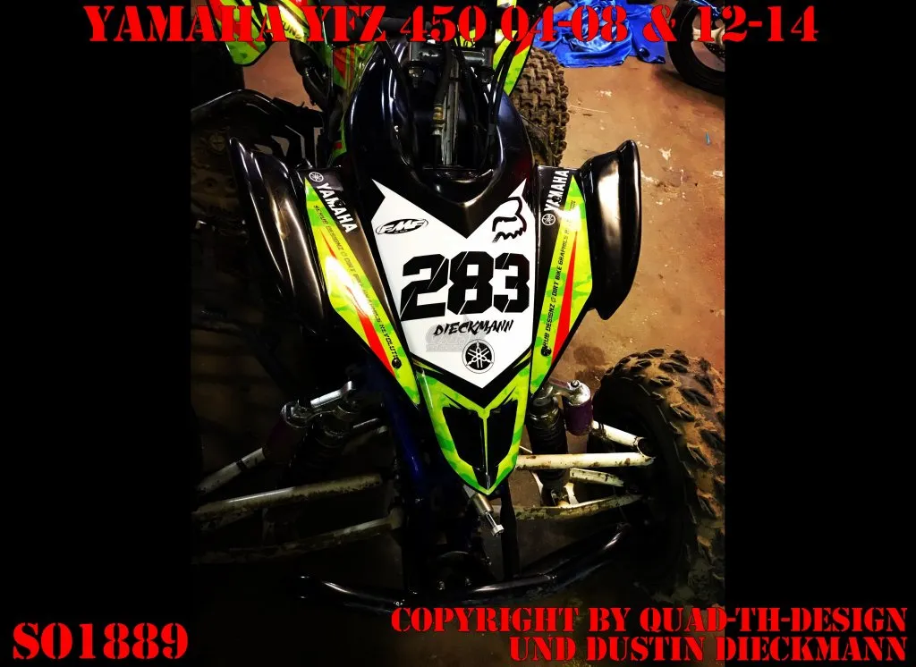 SO1889 für Yamaha YFZ YFZ 450 2004-2008 & 2012-2014