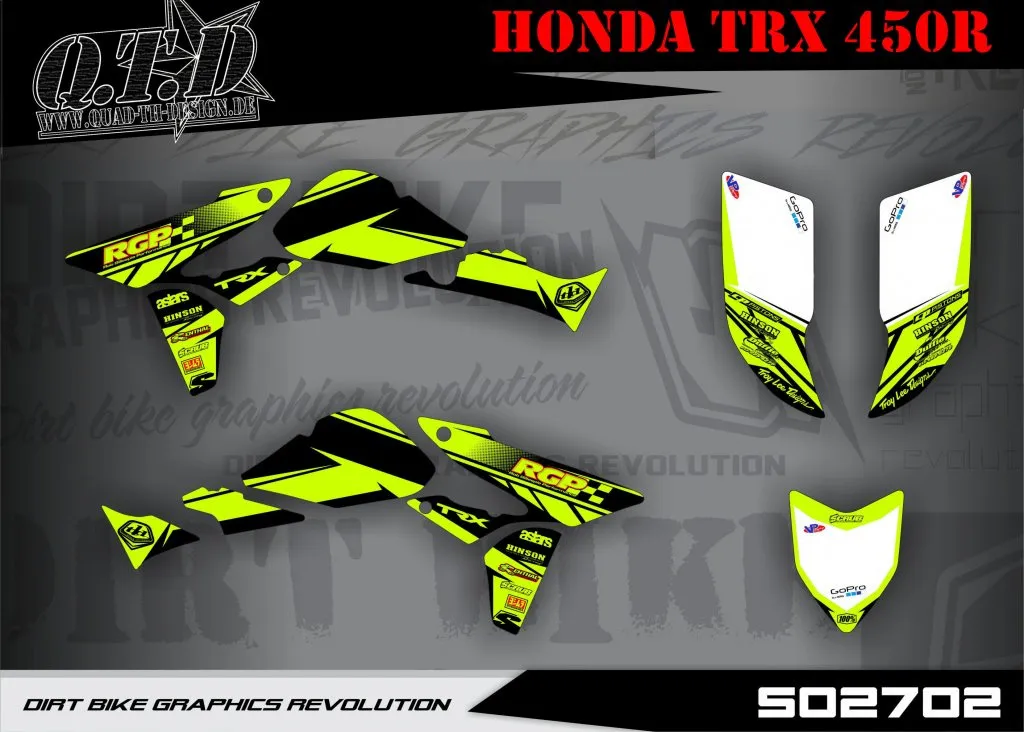 SO2702 with fluo color for Honda TRX 450R 2004-2016