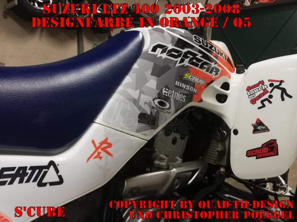 SCube Orange für Suzuki LTZ 400 2003-2008