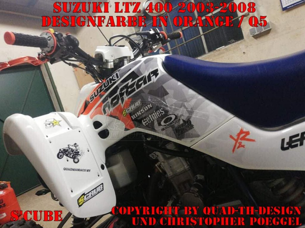 SCube Orange für Suzuki LTZ 400 2003-2008