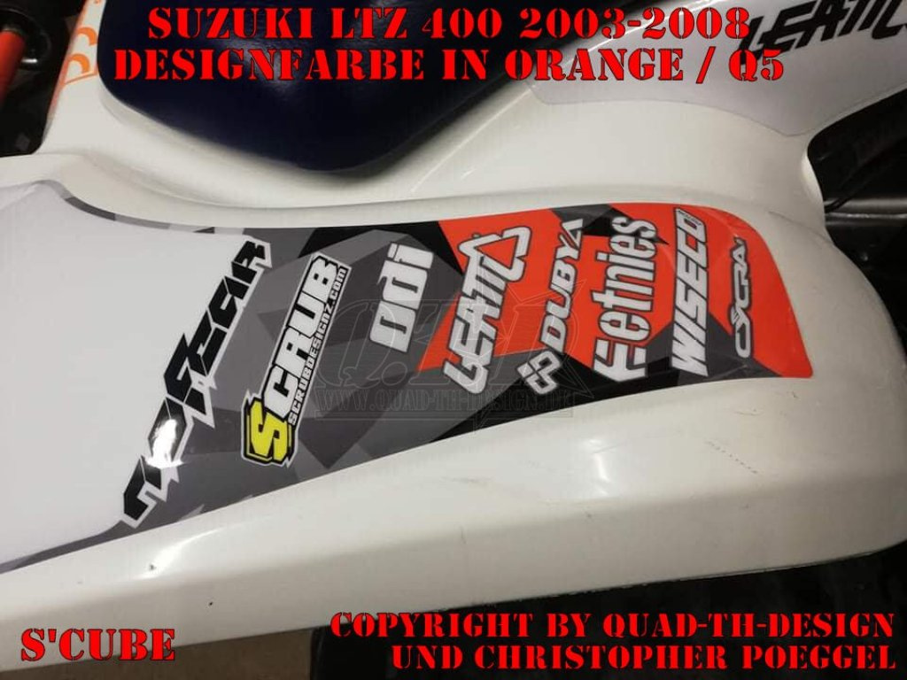 SCube Orange für Suzuki LTZ 400 2003-2008